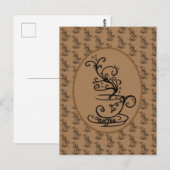 Carte Postale café (Devant / Derrière)