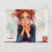 Carte postale café (Devant)