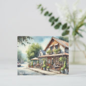 Carte Postale Café à Auburn Alabama (Debout devant)