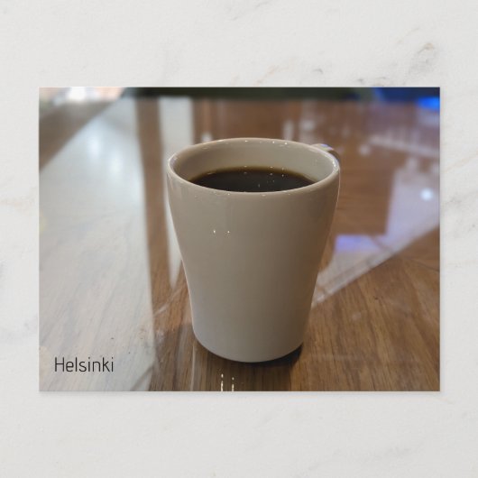 Carte Postale Café à Helsinki (Devant)