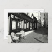 Carte Postale Café à Montmarte (Devant / Derrière)