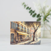 Carte Postale Café à Nice France Mug (Debout devant)