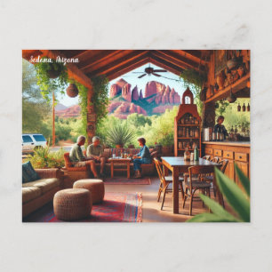 Carte Postale Café à Sedona Arizona