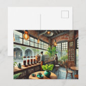 Carte Postale Café à Tainan (Devant / Derrière)