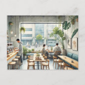 Carte Postale Café à Taipei (Devant)