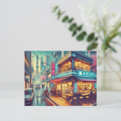 Carte Postale Café à Tokyo (Debout devant)