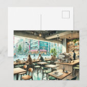 Carte Postale Café à Tokyo (Devant / Derrière)