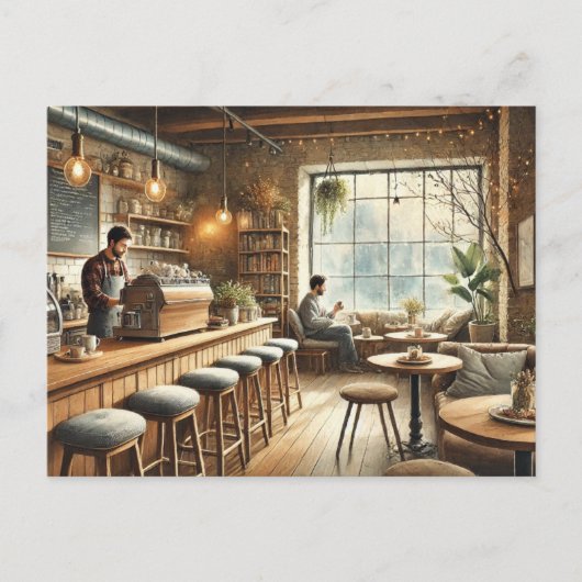 Carte Postale Café à Vancouver Mug (Devant)