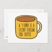 Carte Postale Café amusant (Devant / Derrière)