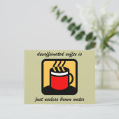 Carte Postale Café amusant (Debout devant)