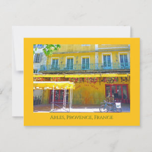 Carte Postale Café, Arles, Provence