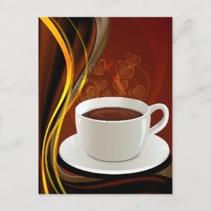 Carte Postale Café Art
