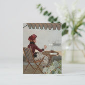 Carte Postale Café au bord de la mer | Jean Béraud (Debout devant)