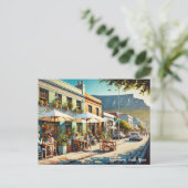 Carte Postale Café au Cap Afrique du Sud (Debout devant)