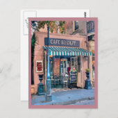 Carte Postale Café Beignet Café Shop Quartier Français (Devant / Derrière)