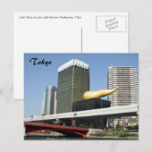 Carte Postale café bière (Devant / Derrière)