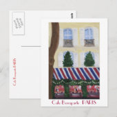 Carte Postale Café Bonaparte PARIS (Devant / Derrière)