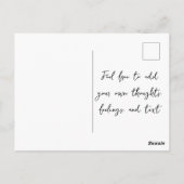 Carte Postale Café bondé à Paris (Dos)