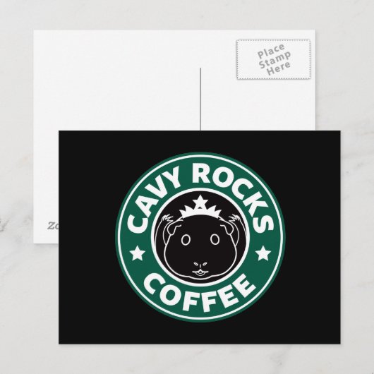 Carte postale café Cavy Rocks (Devant / Derrière)