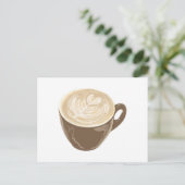 Carte Postale café coeur (Debout devant)