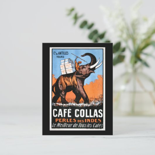 Carte Postale Café Collas (Debout devant)