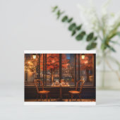 Carte Postale Café cosy (Debout devant)