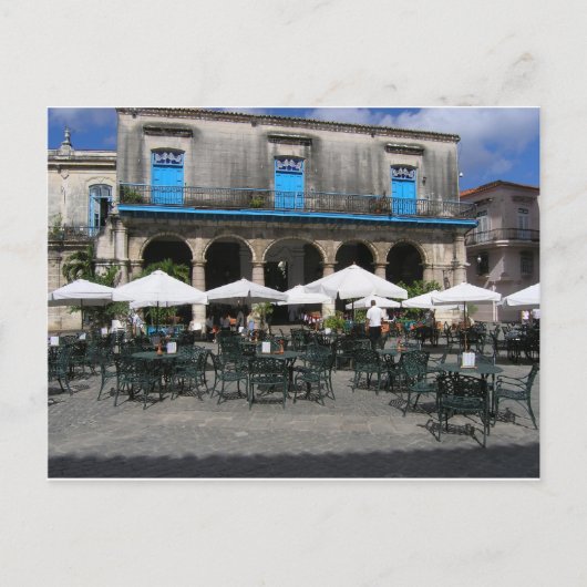 Carte Postale Café cubain (Devant)
