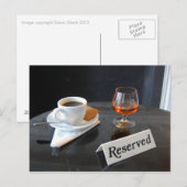 Carte postale Café Culture (Devant / Derrière)