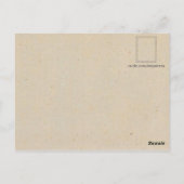 Carte Postale Café customisé / Restaurant - Roast foncé (Dos)