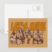 Carte postale Café d'amitié (Devant / Derrière)