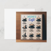 Carte postale Café de maman (Devant / Derrière)