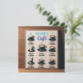 Carte postale Café de maman (Debout devant)