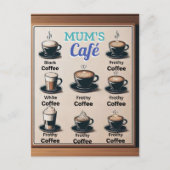 Carte postale Café de maman (Devant)