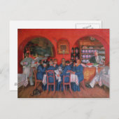 Carte Postale Café de Moscou, 1916 (Devant / Derrière)