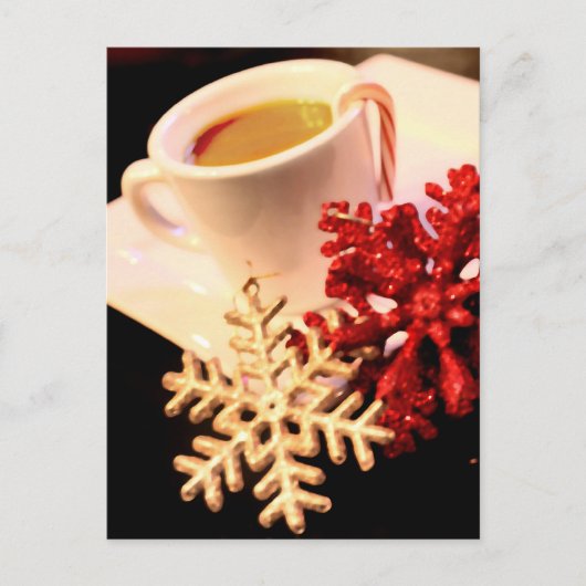 Carte postale Café de Noël (Devant)