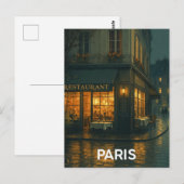 Carte Postale Café de Paris (Devant / Derrière)
