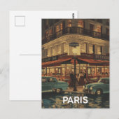 Carte Postale Café de Paris (Devant / Derrière)