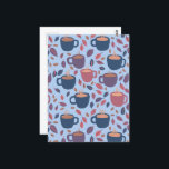 Carte Postale Café du matin Cute Pastel Coloré Personnalisé<br><div class="desc">Ajoutez votre propre texte ou modifiez les couleurs. Jetez un oeil à mon magasin pour plus de détails ou dites-moi si vous voulez quelque chose de personnalisé.</div>