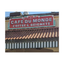 Carte postale Cafe Du Monde Beignet