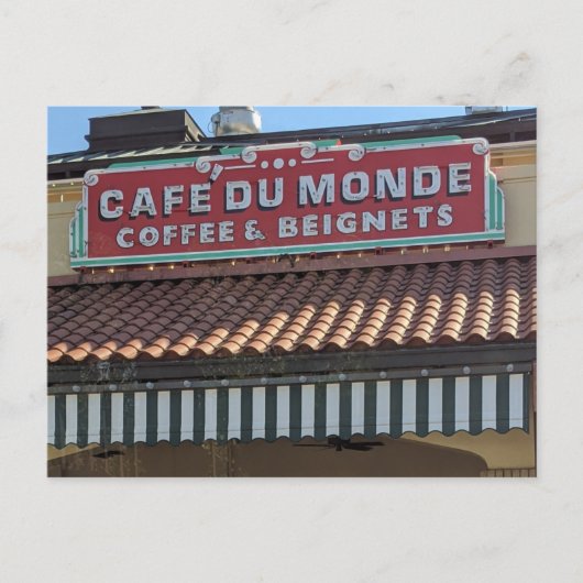Carte postale Cafe Du Monde Beignet (Devant)