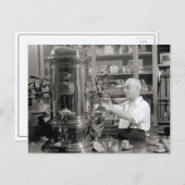 Carte Postale Café Espresso, 1942 (Devant / Derrière)