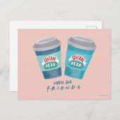 Carte Postale Café et AMIS™ (Devant / Derrière)