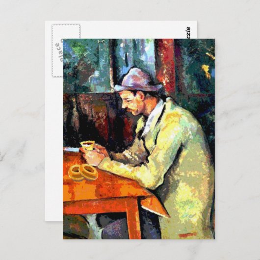 Carte Postale Café et beignets (Devant / Derrière)