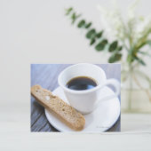 Carte Postale Café et Biscotti (Debout devant)
