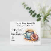 Carte Postale Café et Conversation Women's Club (Debout devant)