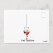 Carte Postale Café et Conversation Women's Club (Dos)