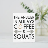 Carte Postale Café et squats 2 (Debout devant)