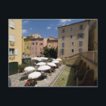 Carte Postale Café extérieur, Place de l'Eveche, Grasse,<br><div class="desc">�,  Place de l'Eveche,  Grasse,  Provence,  France � Sergio Pitamitz / DanitaDelimont.com</div>