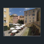 Carte Postale Café extérieur, Place de l'Eveche, Grasse,<br><div class="desc">�,  Place de l'Eveche,  Grasse,  Provence,  France � Sergio Pitamitz / DanitaDelimont.com</div>