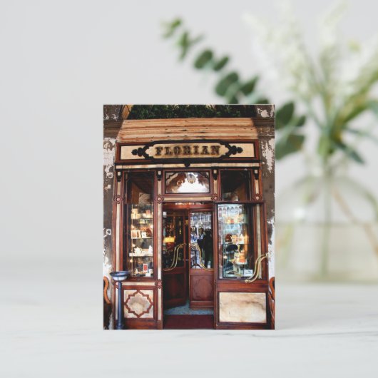 Carte Postale Café Florian (Debout devant)